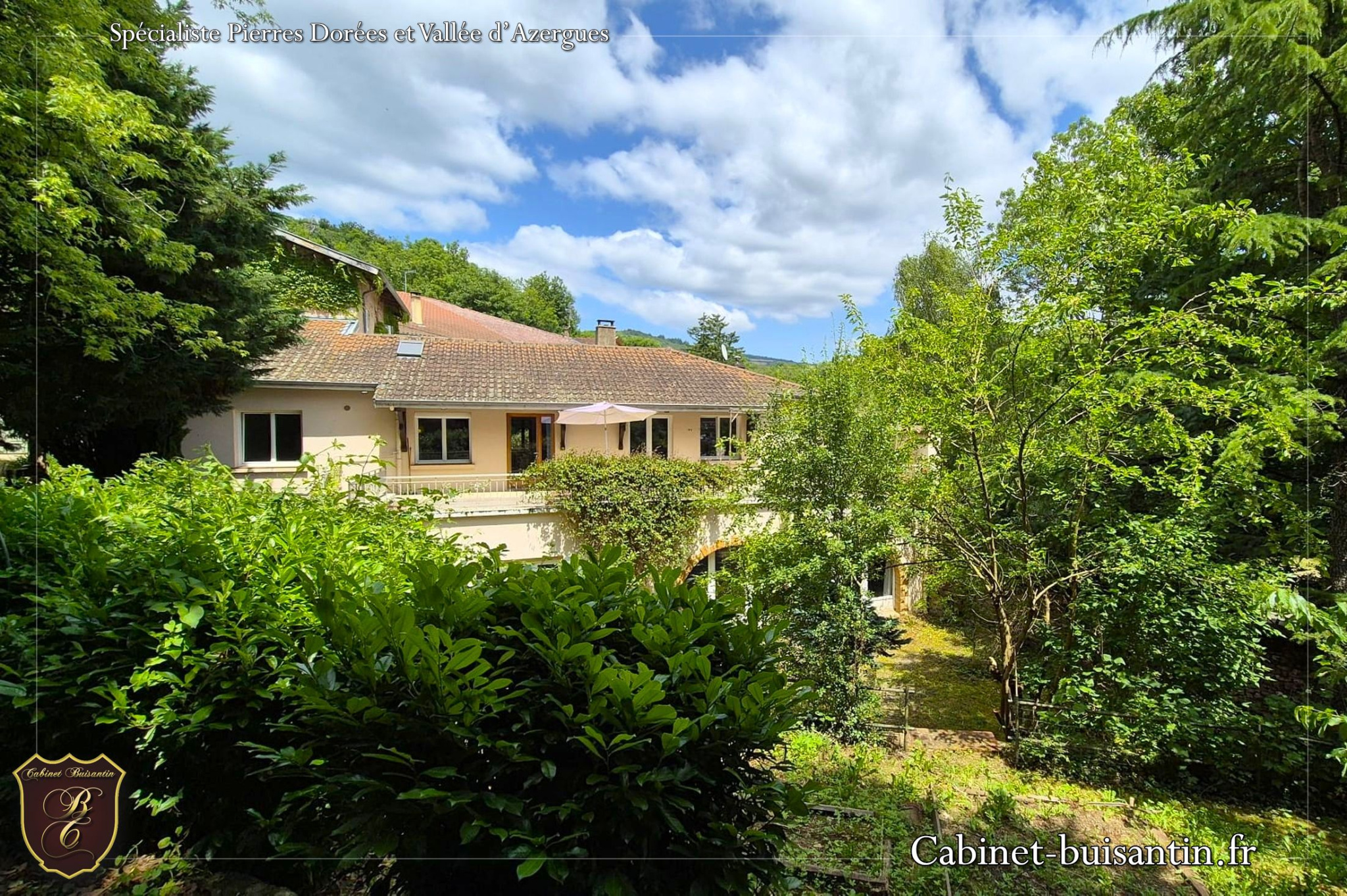 Environnement bucolique pour cette maison